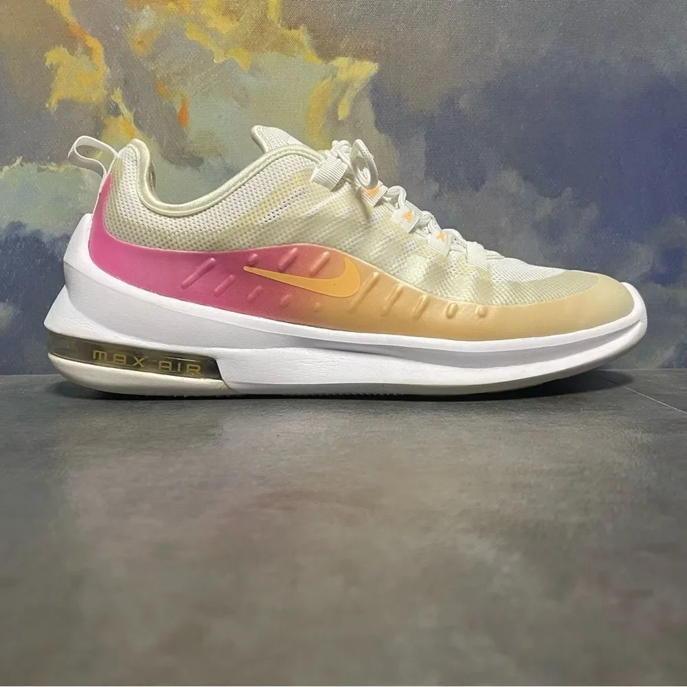 Nike Air Max Axis Premium White/Melon Women's Sneakers Size 9
